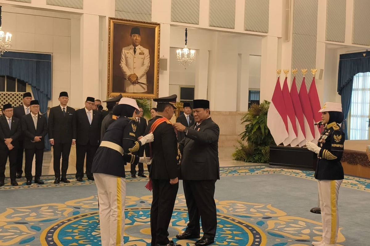 Suyudi Ario Seto Resmi Dilantik Sebagai Kapolri Oleh Presiden