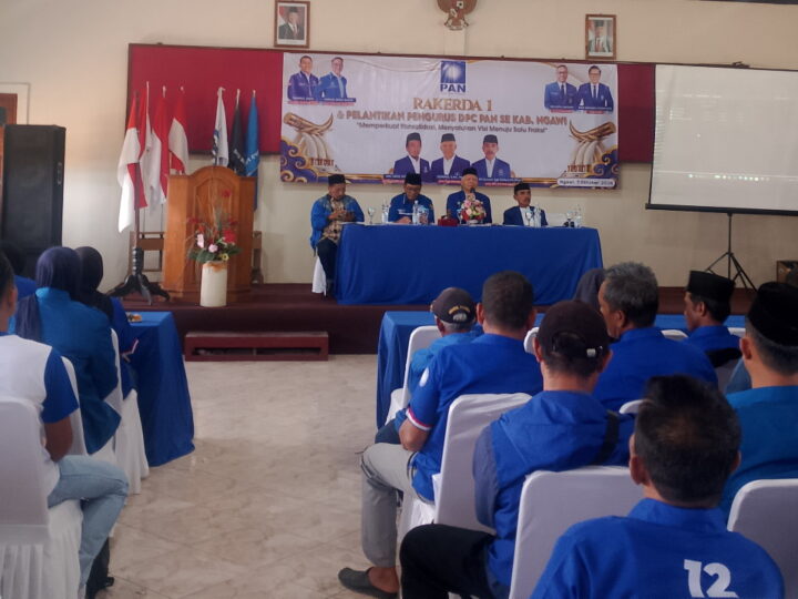 Rakerda PAN Kabupaten Ngawi Mantapkan Strategi Pemenangan Pemilu 2029, Bidik Perolehan 1 Fraksi di DPRD