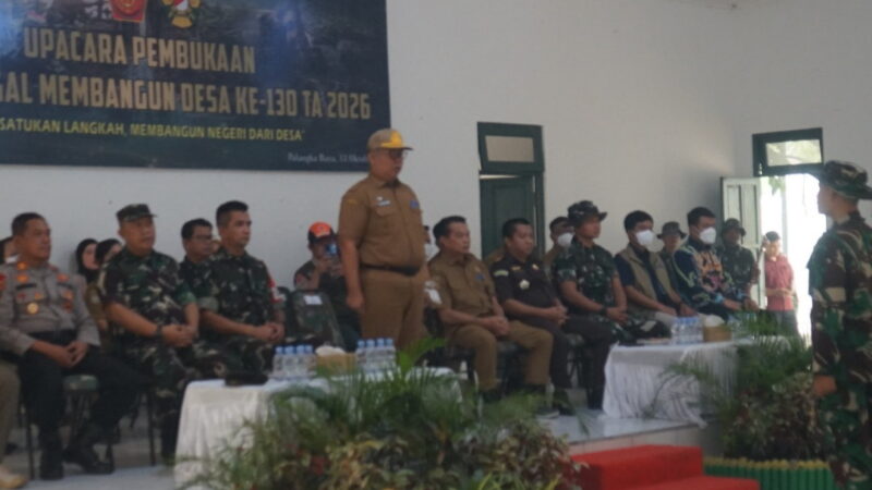 TMMD Ke- 130 Wilayah Kodim 1016/Plk Resmi Di Buka
