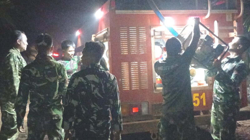 Komandan Kodim 1015/Sampit Pimpin Langsung Tim Gabungan Posko Pemadaman Karhutla