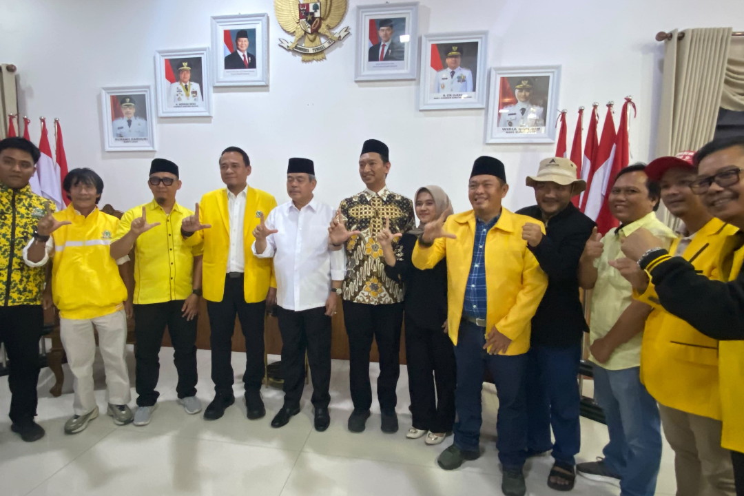 H. Adriansyah Bersama Rombongan DPD Partai Golkar Muara Enim Hadiri Pembukaan MUSDA XI Partai Golkar Kabupaten Lahat