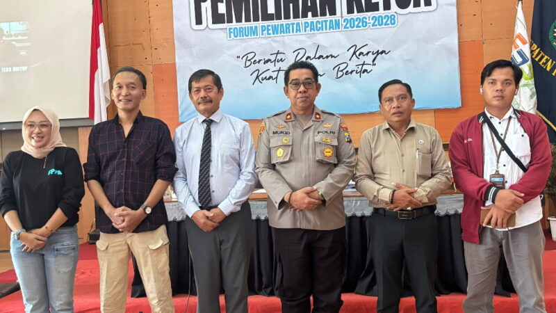 Sutikno Nahkodai Forum Pewarta Pacitan (FPPA) untuk Kedua Kalinya, Raih 38 Suara