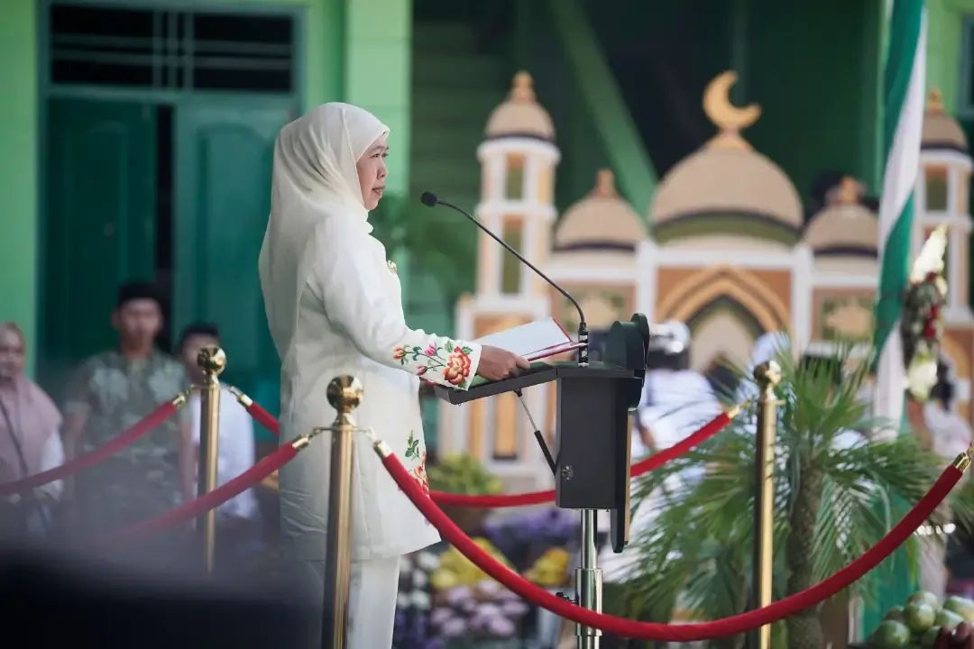 Gubernur Jatim Khofifah Indar Parawansa Pimpin Langsung Peringatan Hari Santri di Pondok Tremas Pacitan