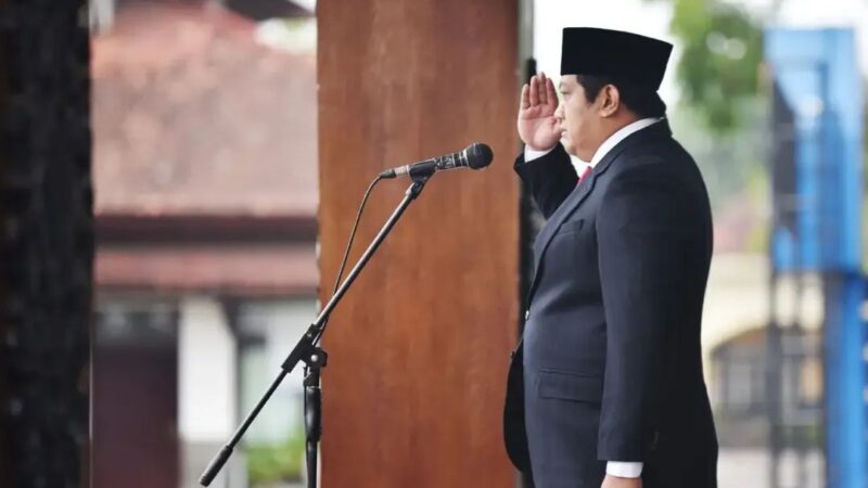 Upacara Peringatan Hari Sumpah Pemuda di Pacitan Dipimpin Langsung Oleh Wabup Gagarin Sumrambah