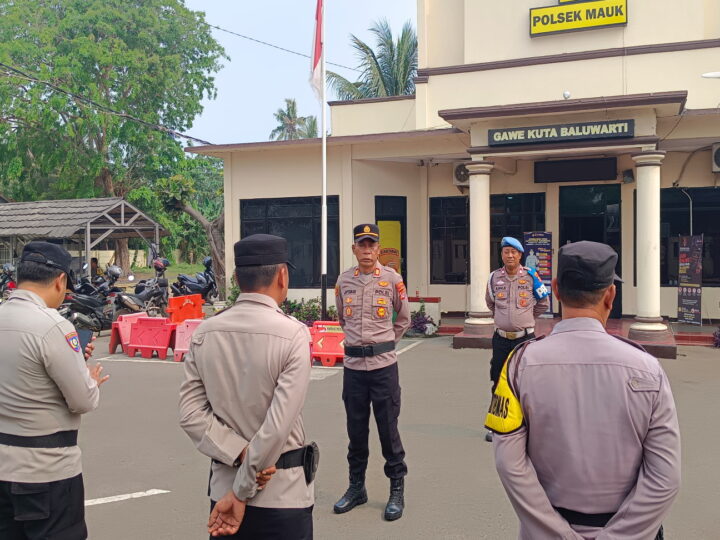 Pimpin Apel Pagi, Kapolsek Mauk Tekankan Kedisiplinan dan Kesiapsiagaan Anggota