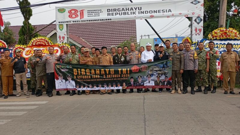 Sentuhan Kesederhanaan dan Kehangatan Sinergi di HUT TNI Ke-81, Koramil Parung Panjang Bersama Rakyat