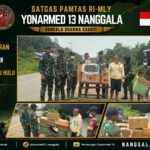 Satgas Pamtas Yonarmed 13/Nanggala Gagalkan Penyelundupan 160 Slop Rokok Ilegal di Perbatasan Sintang
