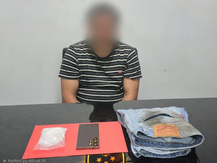 Polsek Ketapang Bekuk Pria Paruh Baya, Amankan Sabu Nyaris 100 Gram di Sampit