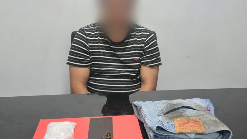 Polsek Ketapang Bekuk Pria Paruh Baya, Amankan Sabu Nyaris 100 Gram di Sampit