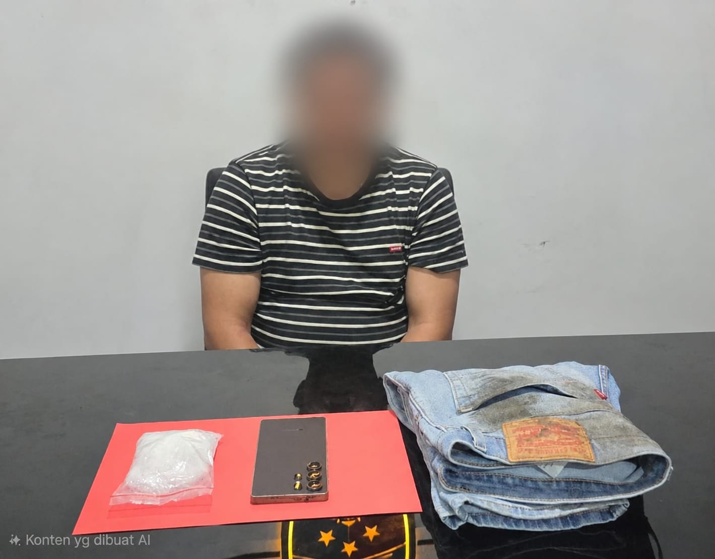 Polsek Ketapang Bekuk Pria Paruh Baya, Amankan Sabu Nyaris 100 Gram di Sampit