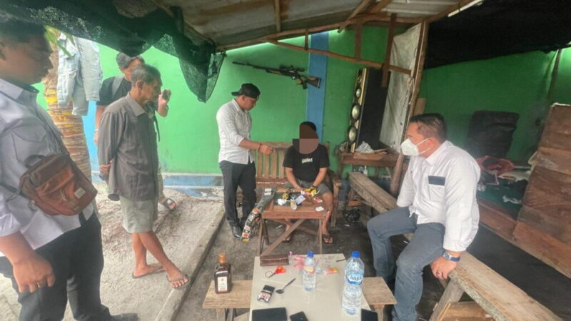 Edarkan Sabu di Pasir Putih Seseorang Inisial S Diciduk Satnarkoba Polres Kotim
