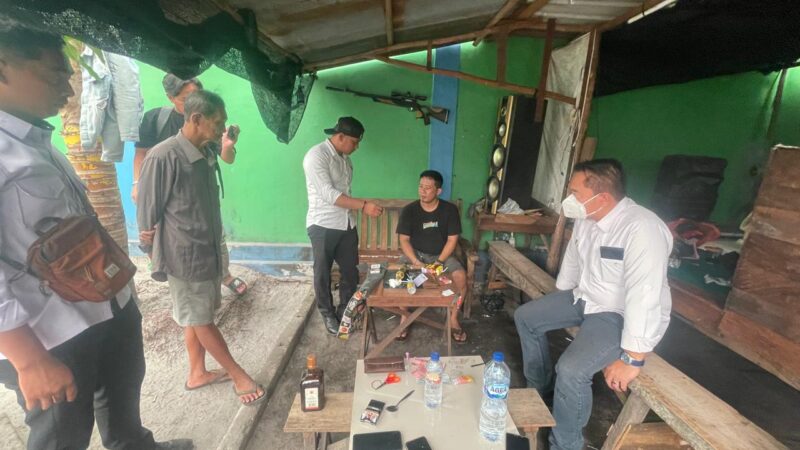 Edarkan Sabu di Pasir Putih Seseorang Inisial S Diciduk Satnarkoba Polres Kotim