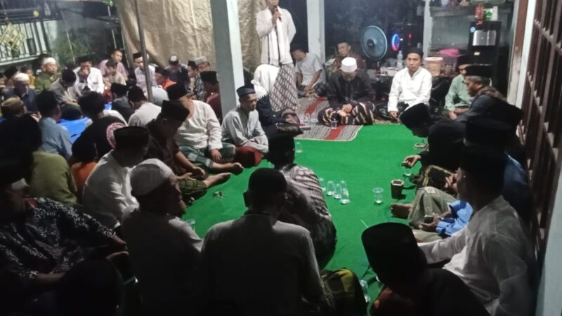 Tahlilan Hari ke-7 Almarhumah Ibu Nani Ahyani Binti H. Asid Berlangsung Khidmat
