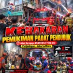 Kebakaran Hebat di Penjaringan Jakarta Utara, 2 Korban Jiwa dan Puluhan Rumah Hangus