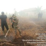 Kodim 1015/Sampit Lanjutkan Pembasahan Pasca Karhutla