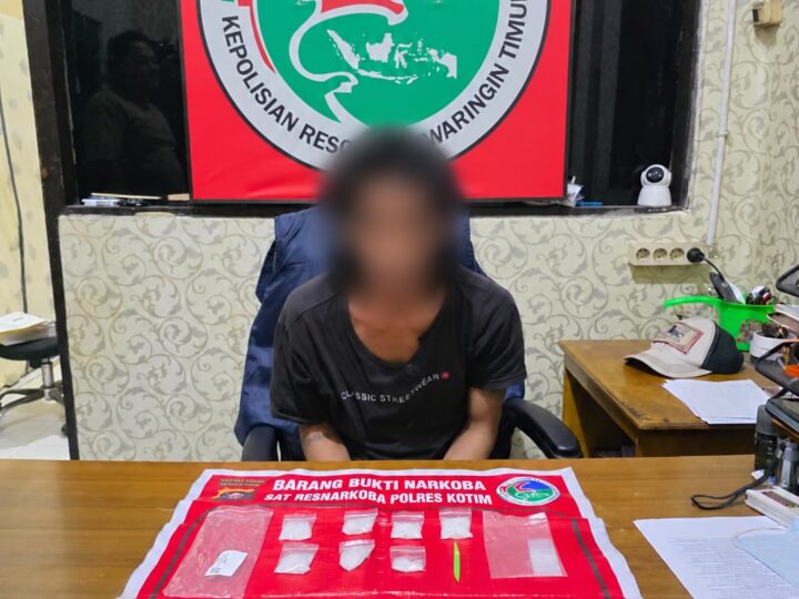 Sempat Kabur Lewat Jendela Lantai 2, Pengedar Sabu di Kotim Berhasil Diringkus Polisi