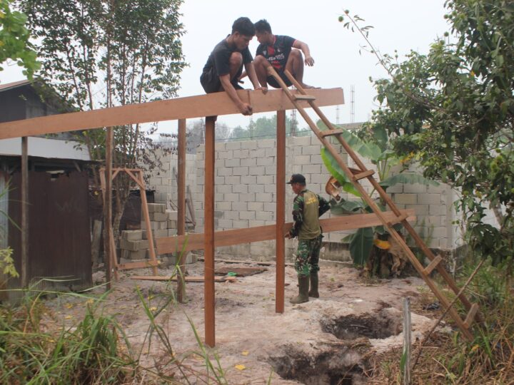 Wujudkan Sanitasi Layak, Pembangunan MCK Sasaran Fisik TMMD Mulai Dikerjakan