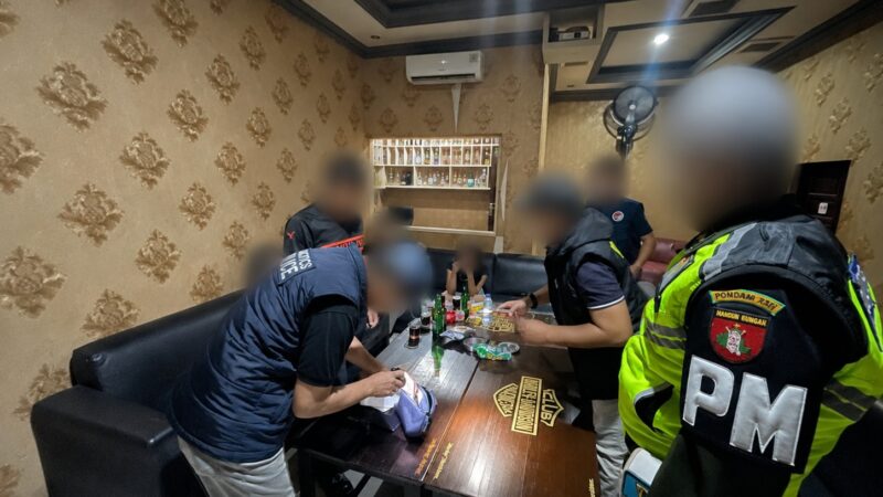 Polres Kotim Gelar Razia Gabungan Tempat Hiburan Malam, 9 Pengunjung Positif Narkotika