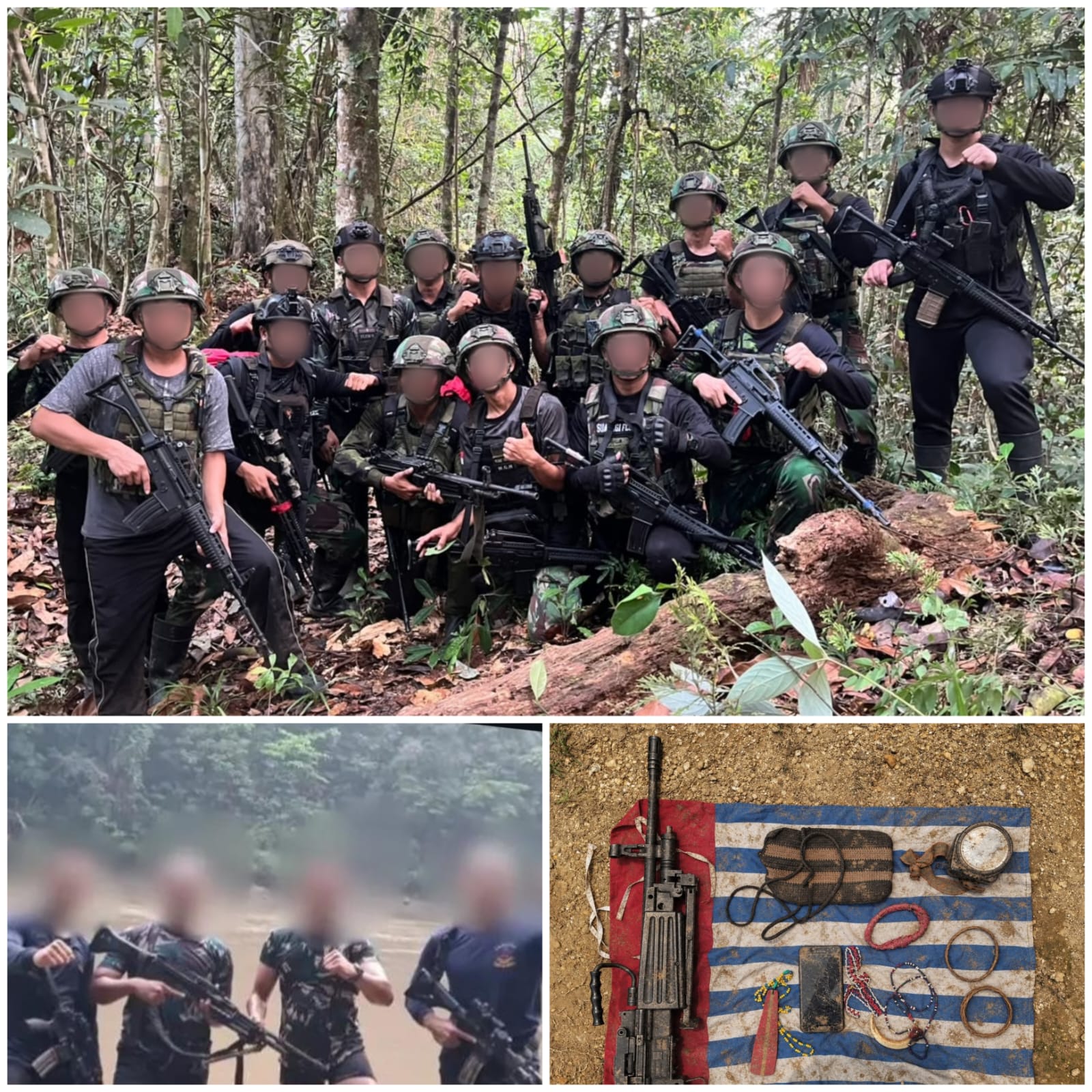 Operasi Gabungan Satgas TNI Berhasil Temukan Senjata K3 Daewoo di Sekitar Sungai Frambu di Wilayah Kamat Kabupaten Maybrat