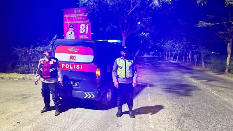 Polsek Mauk Gelar Patroli Mobile Antisipasi Balap Liar, Kepulangan Suporter Persita ,dan 3C