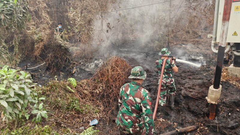 Tim Standby On Call Kodim 1015/Sampit Terus Laksanakan Pembasahan