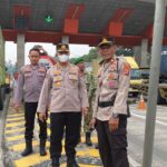 Polresta Tangerang Gelar Patroli Skala Besar di Stasiun KA dan Gerbang Tol