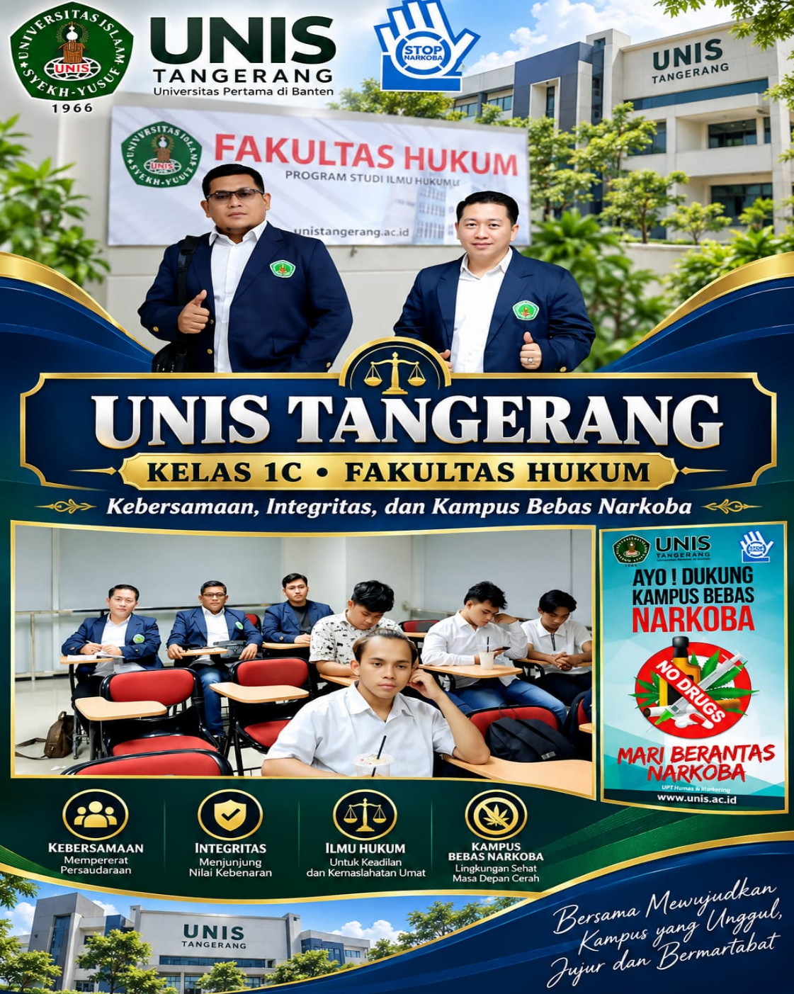​Ayo Dukung Kampus Bebas Narkoba! Langkah Tegas Unis Tangerang Lindungi Masa Depan Mahasiswa