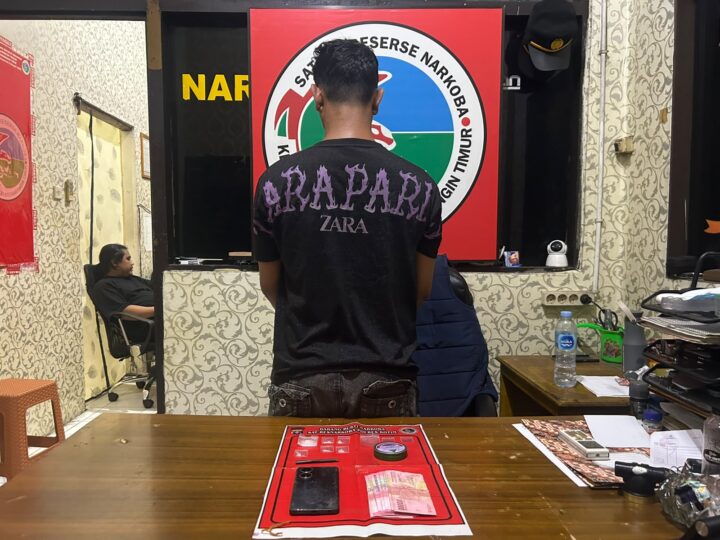 Polisi Bekuk Pengedar Sabu di Sampit yang Bersembunyi di Semak-Semak Belakang Warung