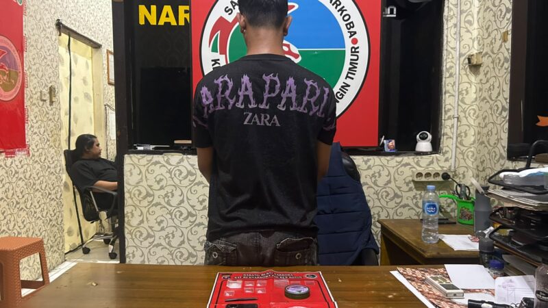 Polisi Bekuk Pengedar Sabu di Sampit yang Bersembunyi di Semak-Semak Belakang Warung