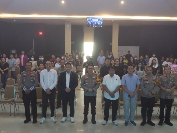 Kapolres Kotim Sapa Jemaat Gereja YHS Sampit, Ajak Warga Waspada Karhutla dan Jaga Kamtibmas