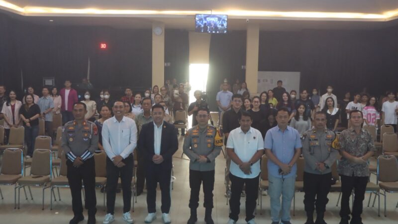 Kapolres Kotim Sapa Jemaat Gereja YHS Sampit, Ajak Warga Waspada Karhutla dan Jaga Kamtibmas