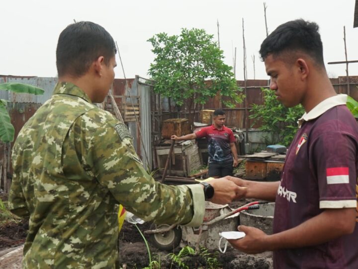 Dukung Stamina Prajurit, Satgas TMMD Terima Bantuan Kesehatan dari Komando Atas