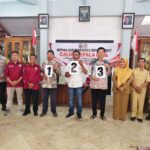 Tiga Calon Kades Bangunsari Pacitan Tetapkan Nomor Urut, Panitia Ajak Warga Jaga Kerukunan