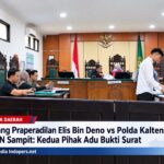 Sidang Praperadilan Elis Bin Deno vs Polda Kalteng di PN Sampit: Kedua Pihak Adu Bukti Surat