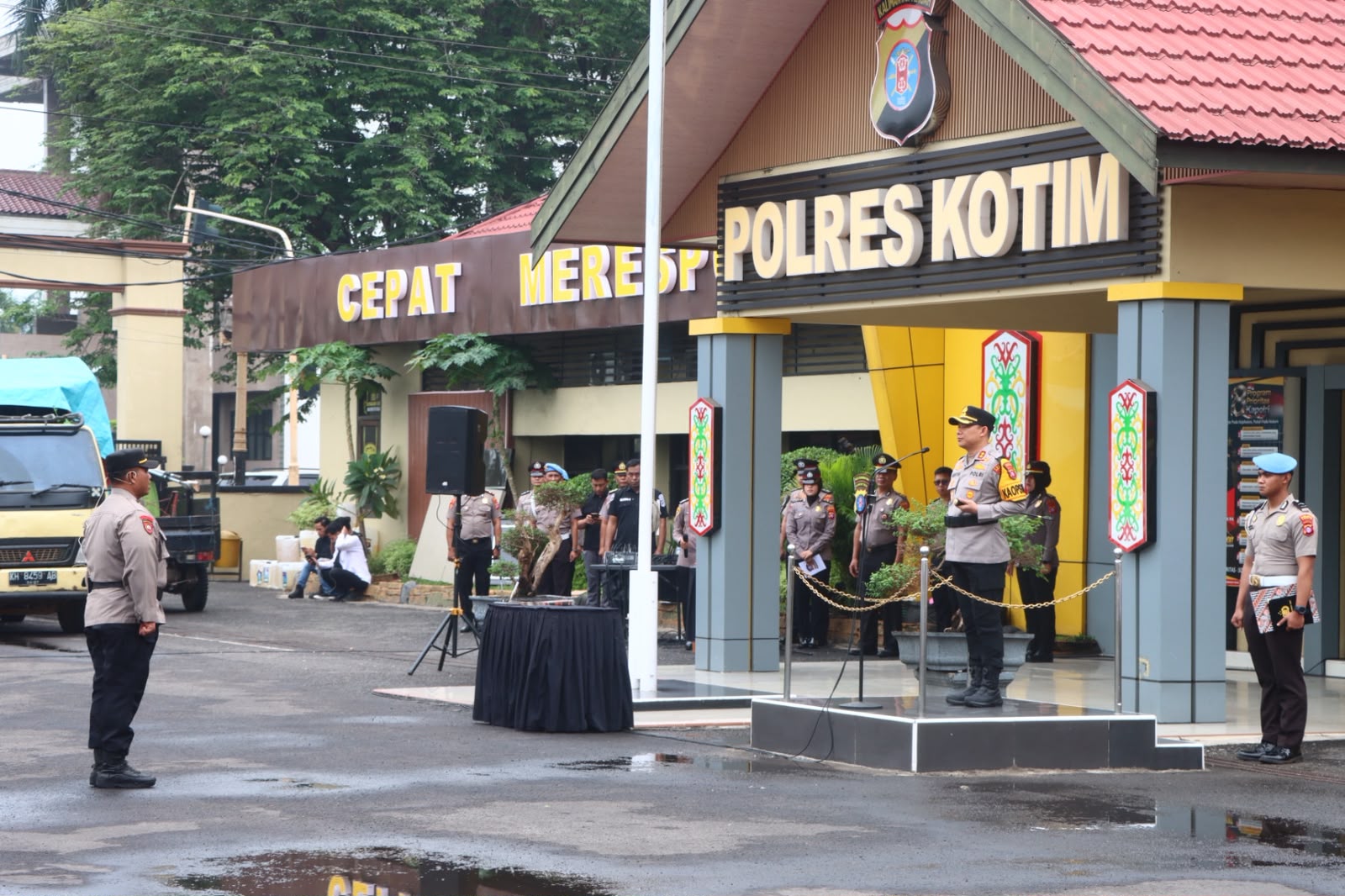 Rotasi Jabatan, Polres Kotim Gelar Upacara Pelantikan Wakapolres dan Kasihumas, Serta Serah Terima Jabatan Kapolsek Jajaran
