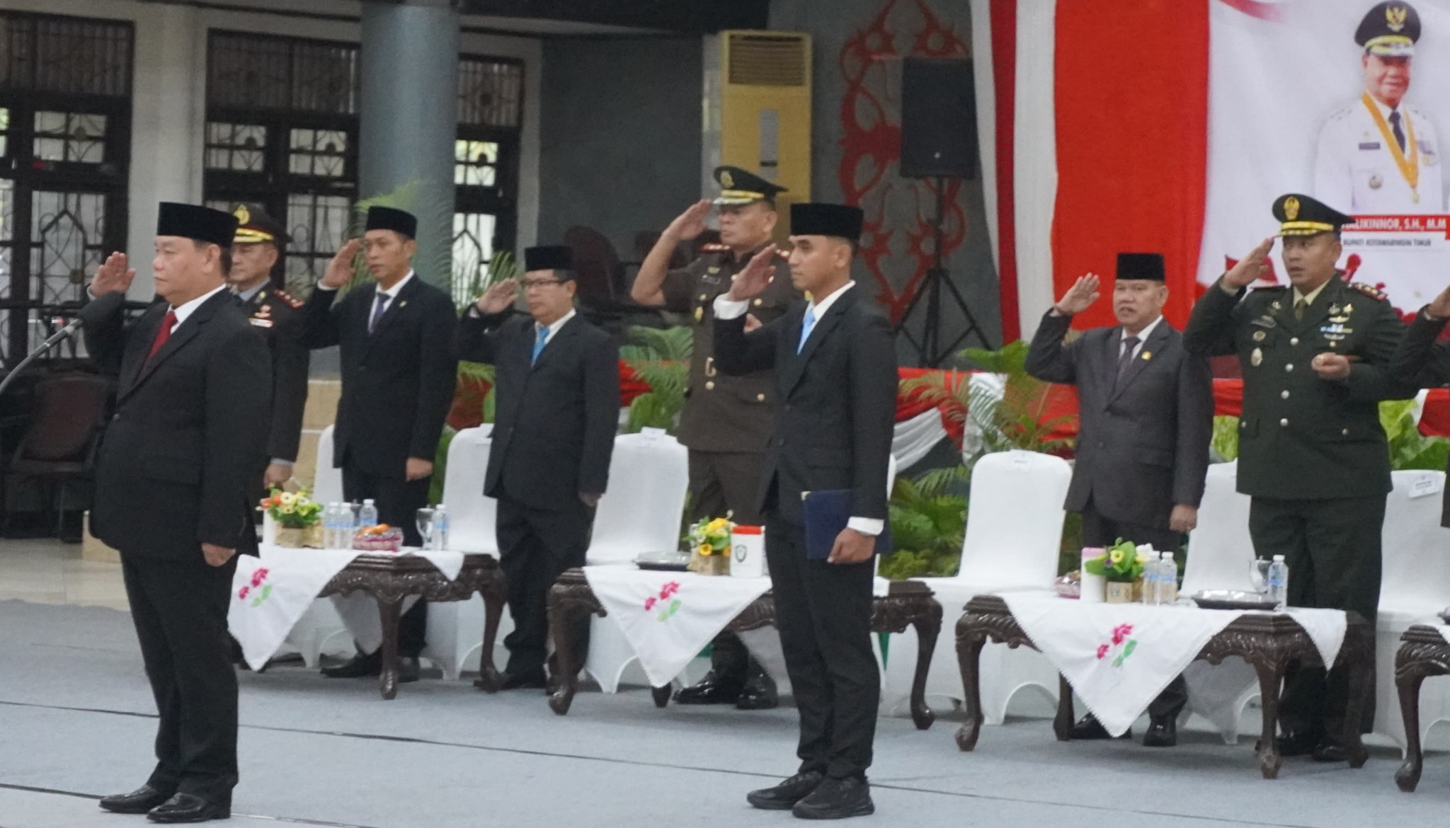 Komandan Kodim 1015/Sampit Hadiri Upacara Peringatan Hari Sumpah Pemuda ke-98 Tahun 2026 di Kotim