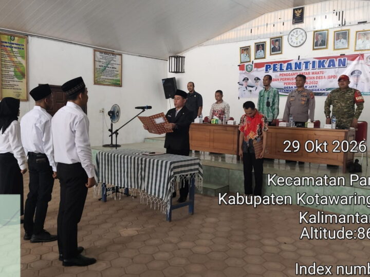Tiga Anggota BPD Mekar Jaya Resmi Dilantik PAW Periode 2024–2032