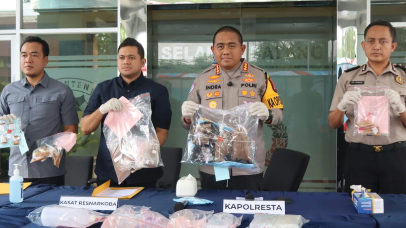 Polresta Tangerang Bongkar Tiga Lokasi Produksi Narkotika Sintetis