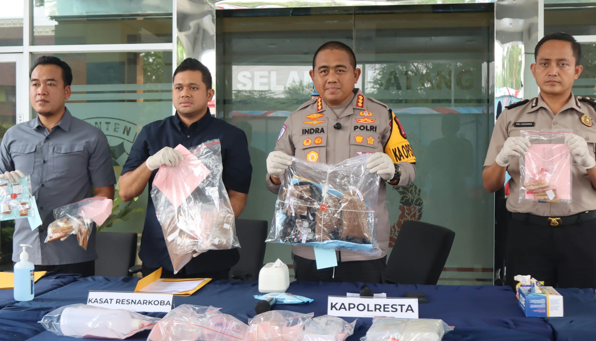 Polresta Tangerang Bongkar Tiga Lokasi Produksi Narkotika Sintetis
