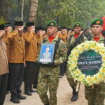 Dandim 1015/Sampit Pimpin Upacara Pemakaman Secara Militer Almarhum Pratu Sugiono