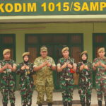 Dandim 1015/Sampit Terima Kunjungan Silaturahmi Kadet Mahasiswa Unhan RI