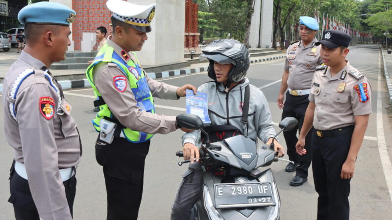 Hari Pertama Operasi Patuh Maung 2026, Polresta Tangerang Tindak Pelanggar Lalu Lintas