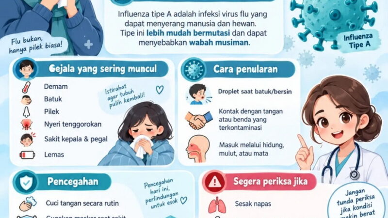 Waspadai Virus Influenza Tipe A, Dinkes Pacitan Perlu Perkuat Edukasi dan Pencegahan di Masyarakat